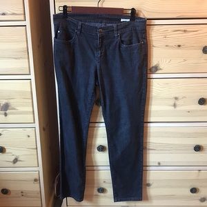 Eileen Fisher Black Gray Jeans Size 10